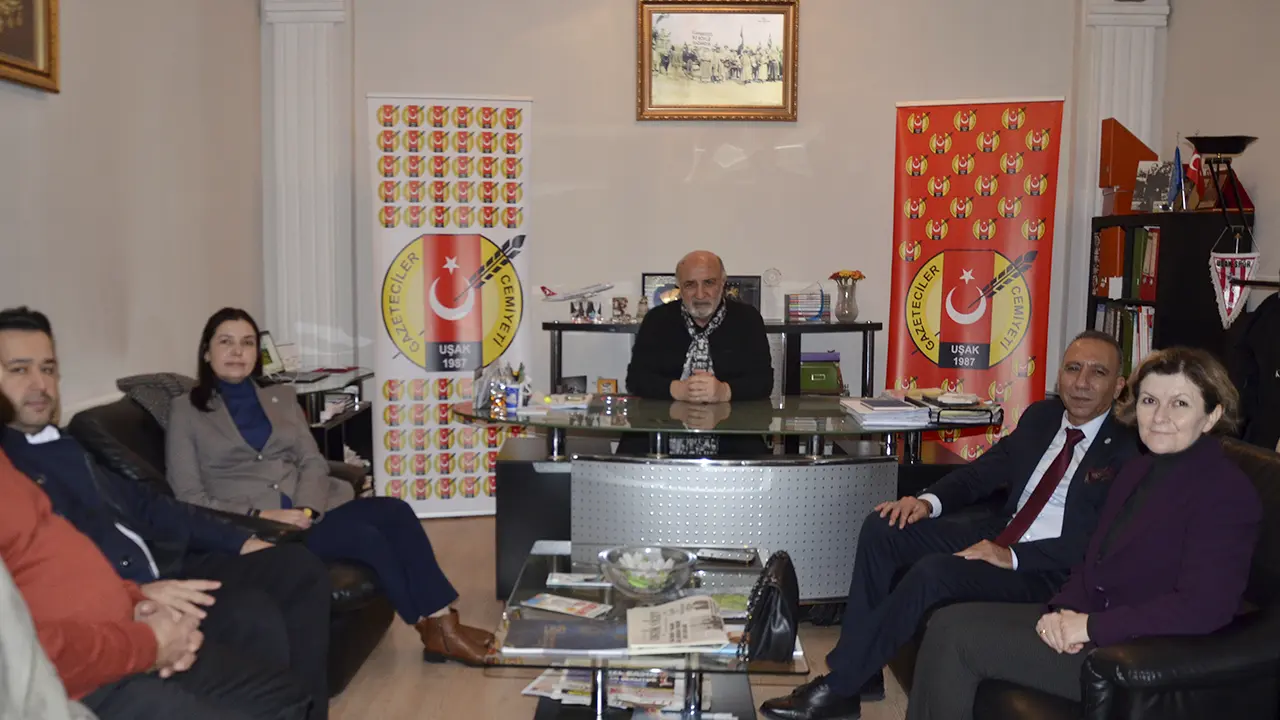 Iyi Parti Usak Gazeteciler Cemiyeti Ziyaret Usakolay