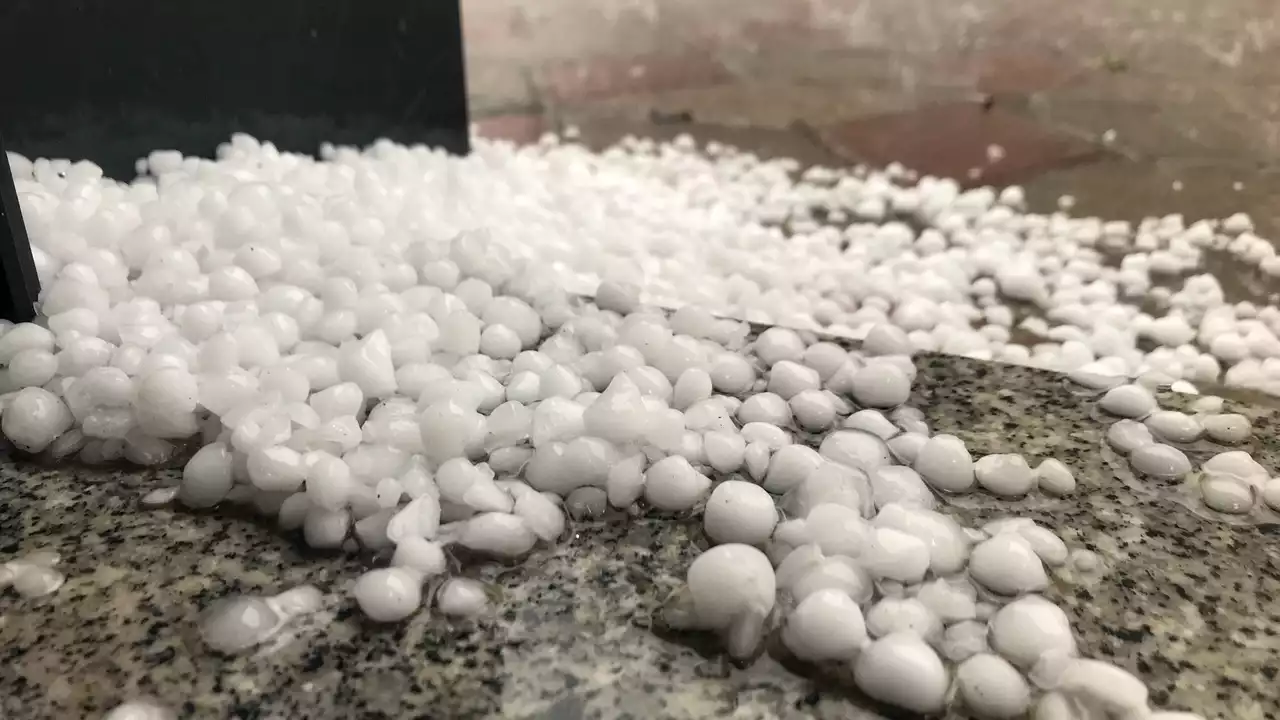 Uşak, Banaz, Sivaslı'da Dolu 2