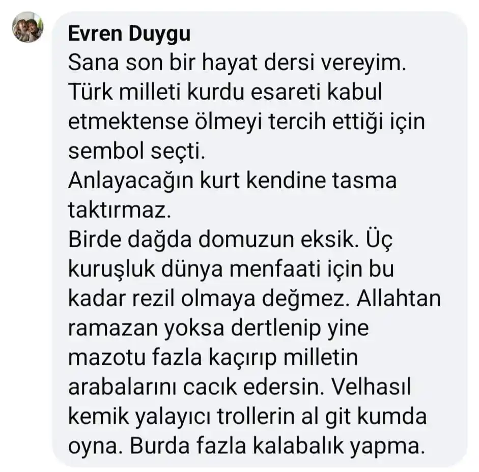 Evren Duygu Gür Yanıt