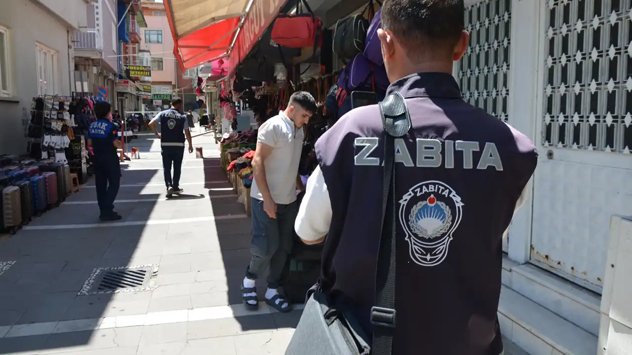 Uşak Sarı Çizgi Ihlal Zabıta2